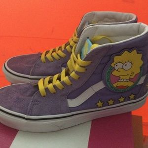 Size 8.5 - VANS Sk8-Hi x The Simpsons Lisa 4 Prez 2020